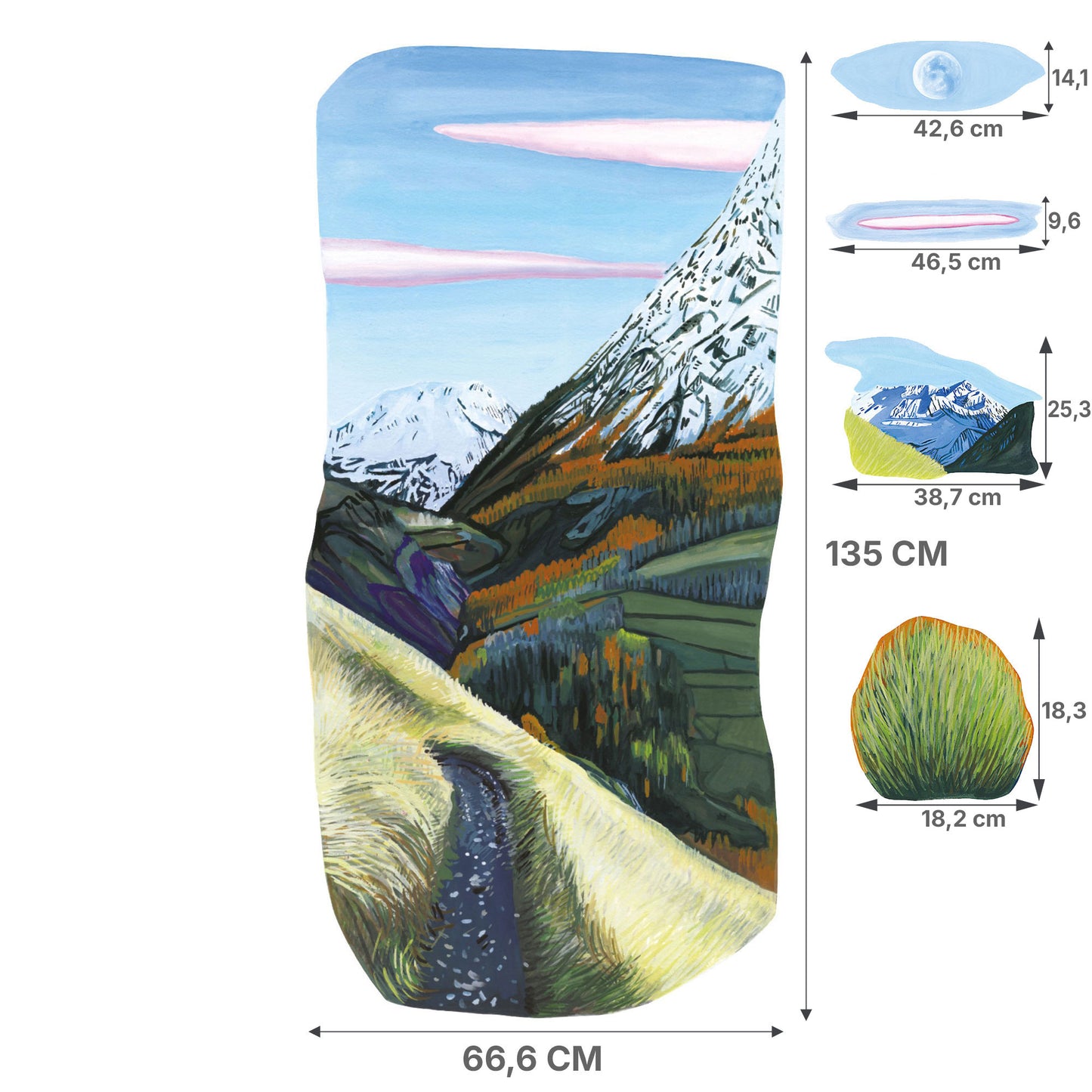 "The Alps" by Camille Brès
