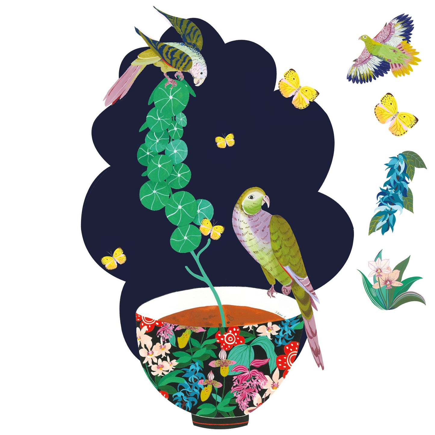 "Bol aux oiseaux" par Jiliane Chaminade