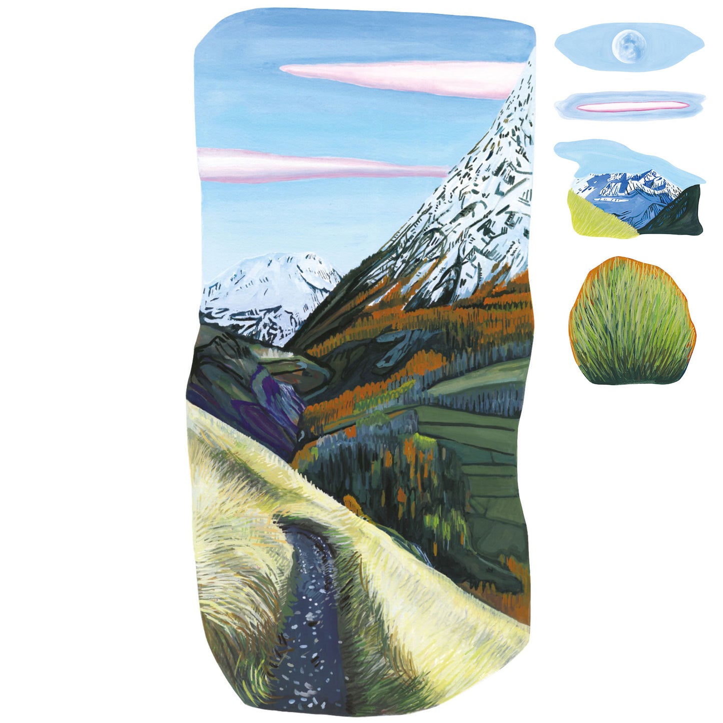 "The Alps" by Camille Brès