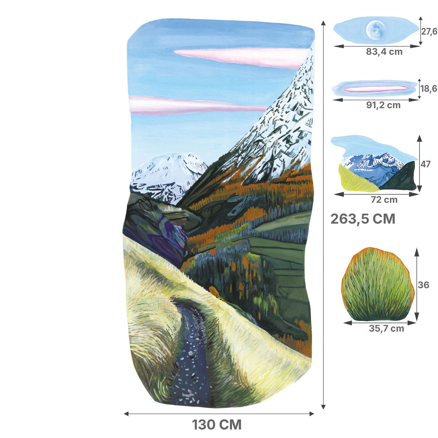 "The Alps" by Camille Brès