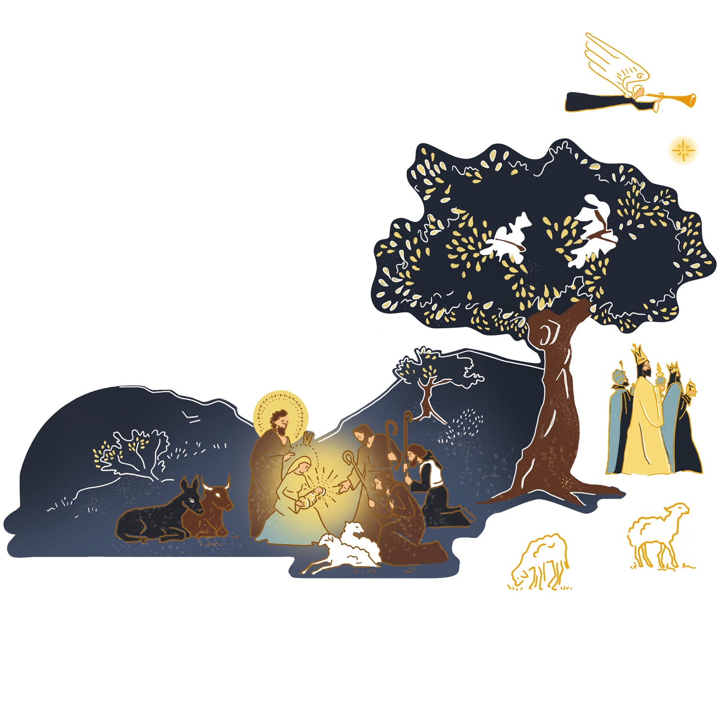 "Nativity" by Atelier Félicita - polychrome version