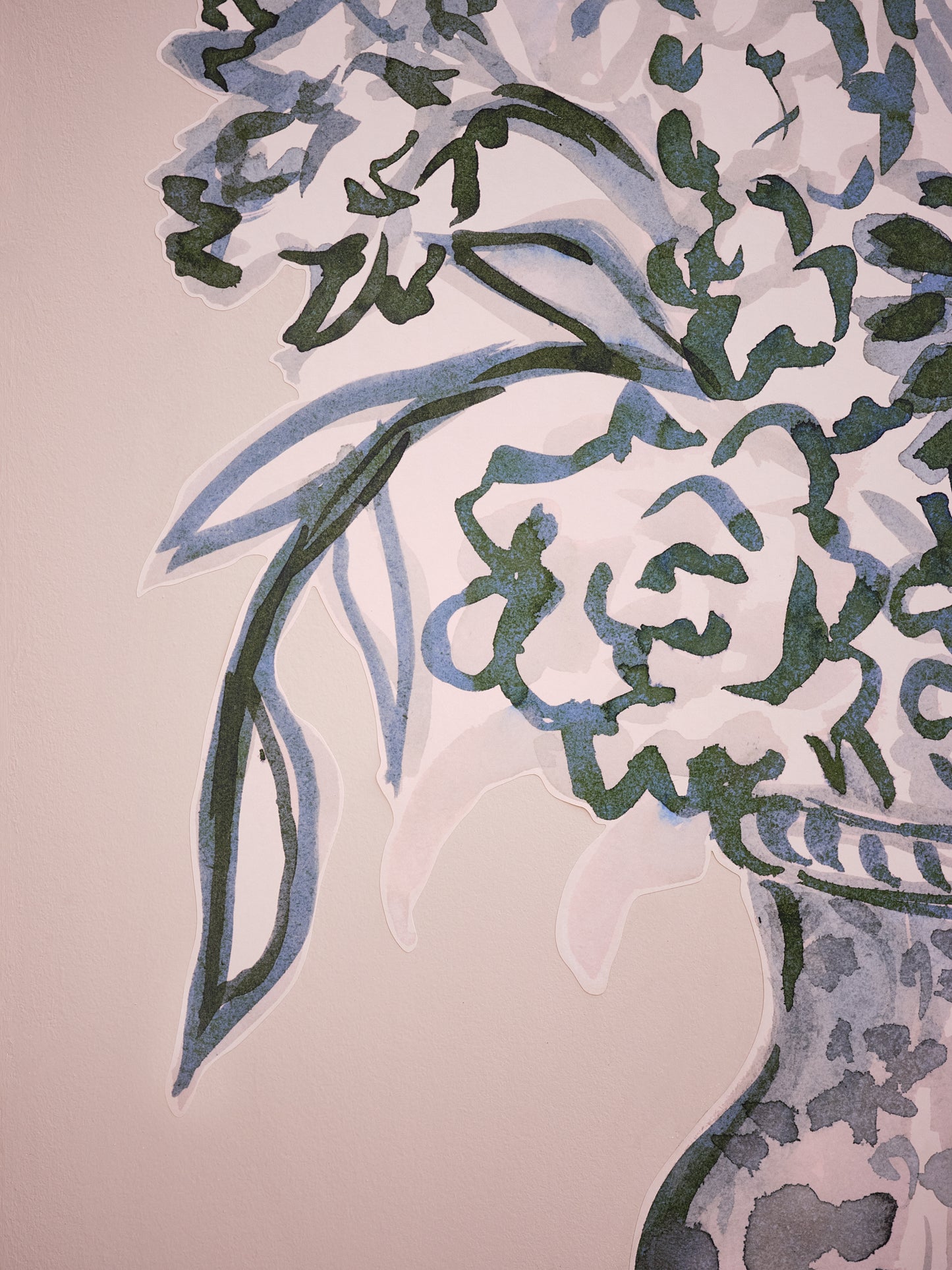 "Bouquet" by Valentine Durand - blue version
