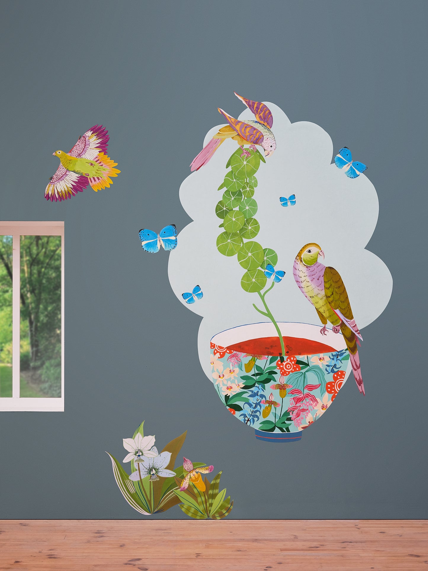 "Bird Bowl" by Jiliane Cheminade - sky version