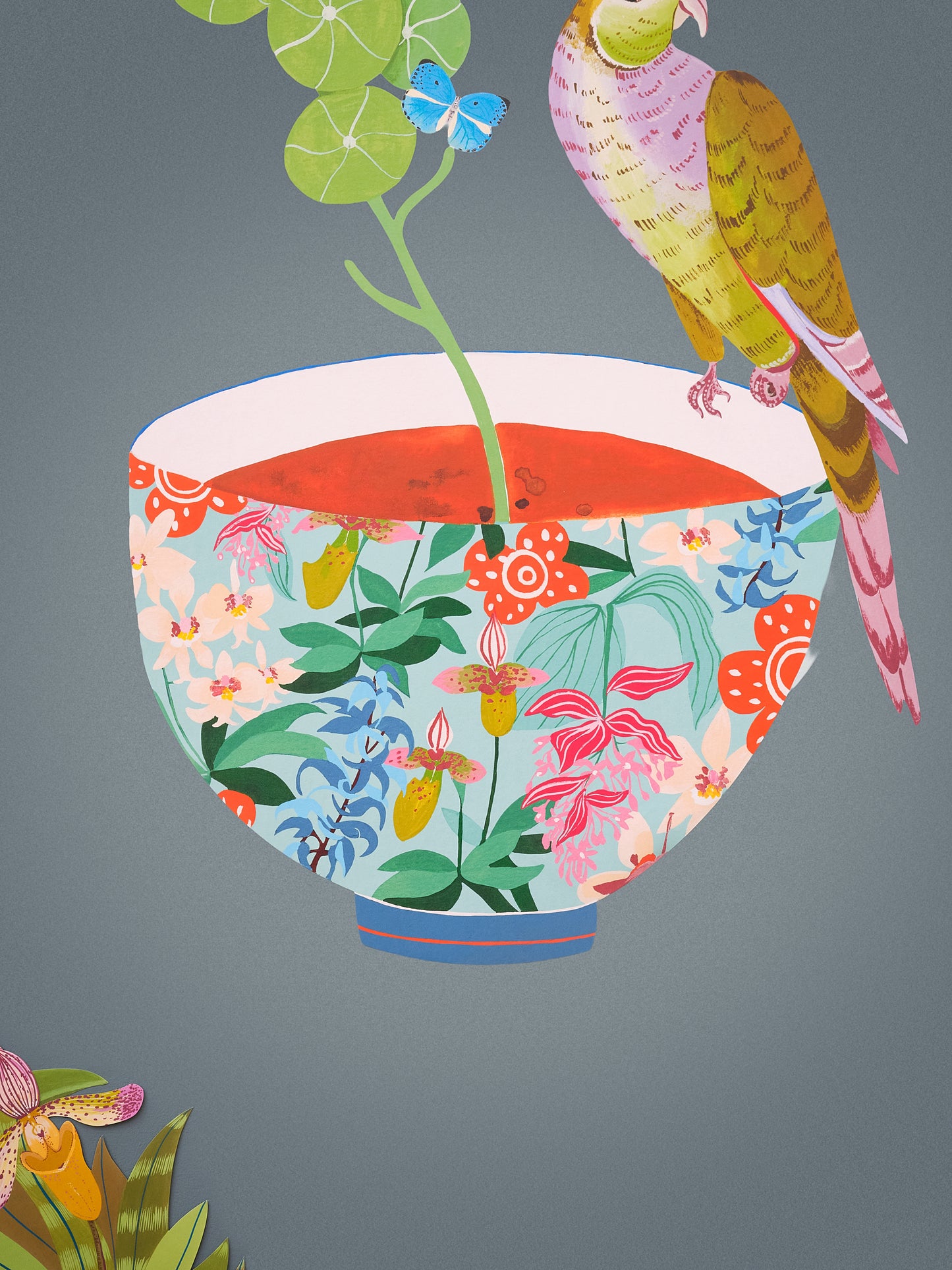 "Bird Bowl" by Jiliane Cheminade - sky version