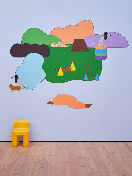 "Dog park" par Gisèle et Rose