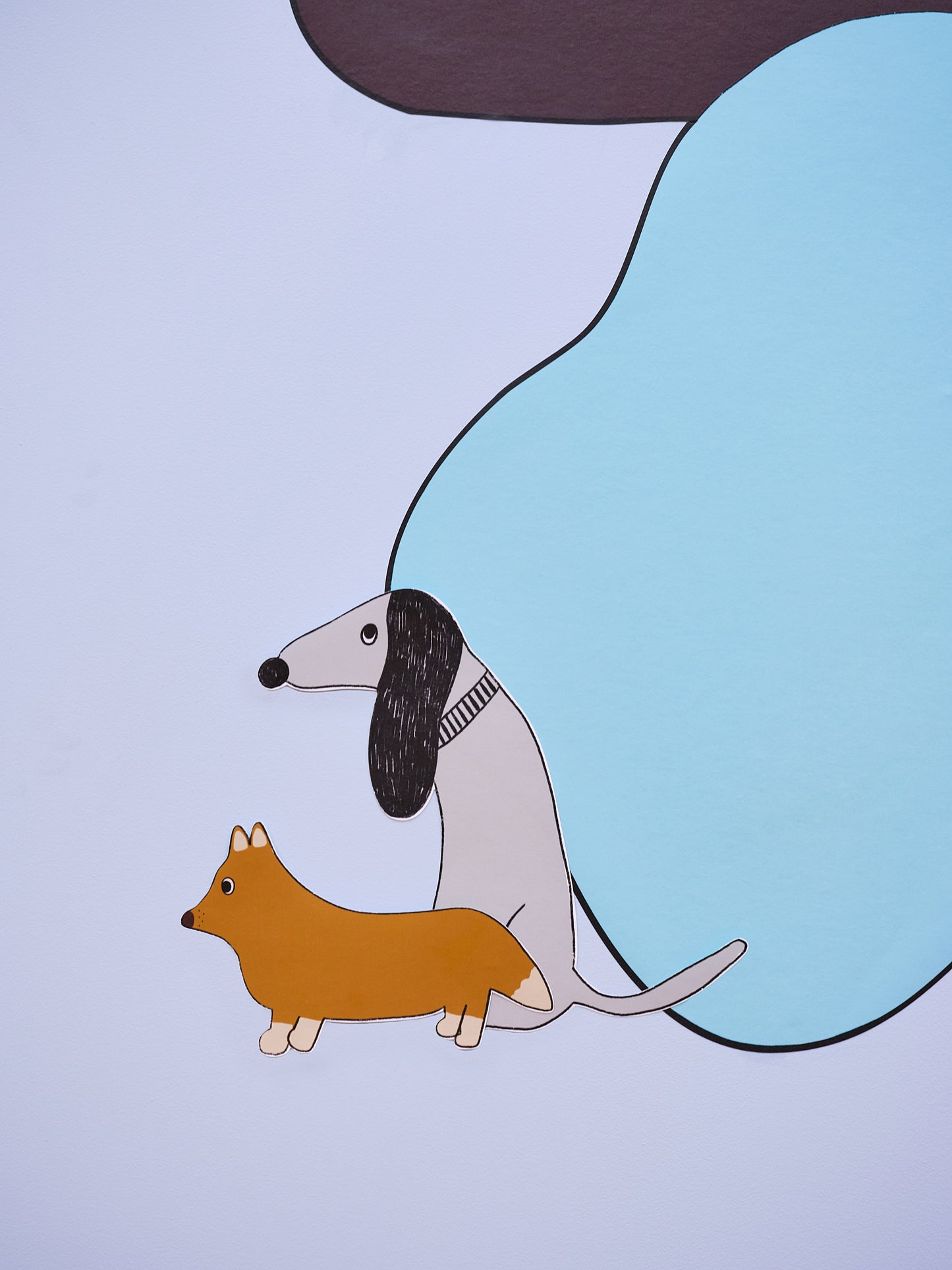 "Dog park" by Gisèle and Rose