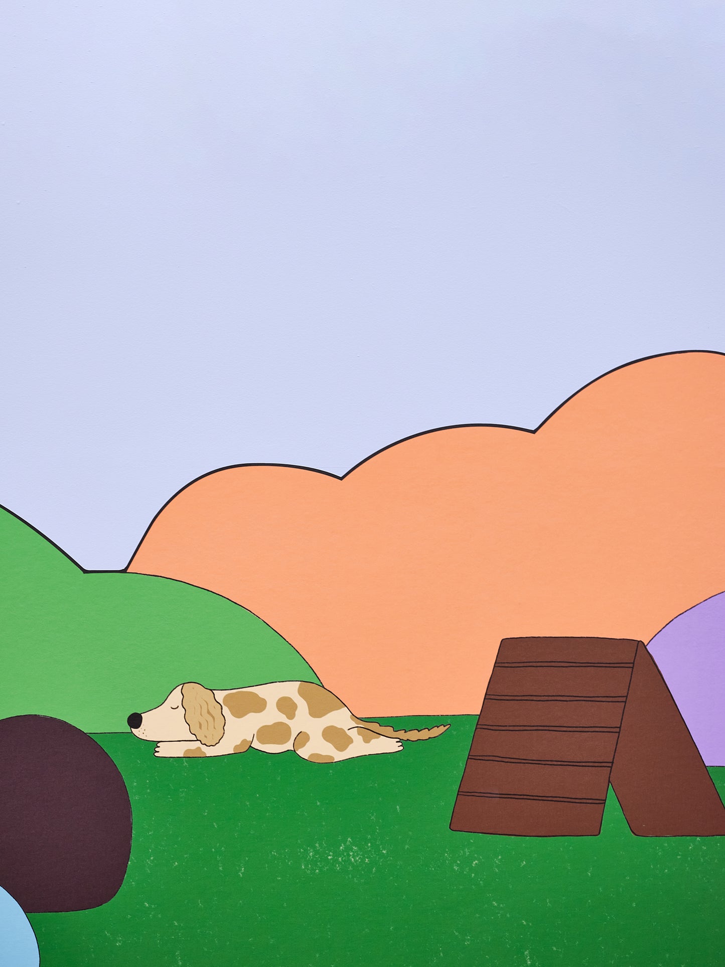 "Dog park" by Gisèle and Rose