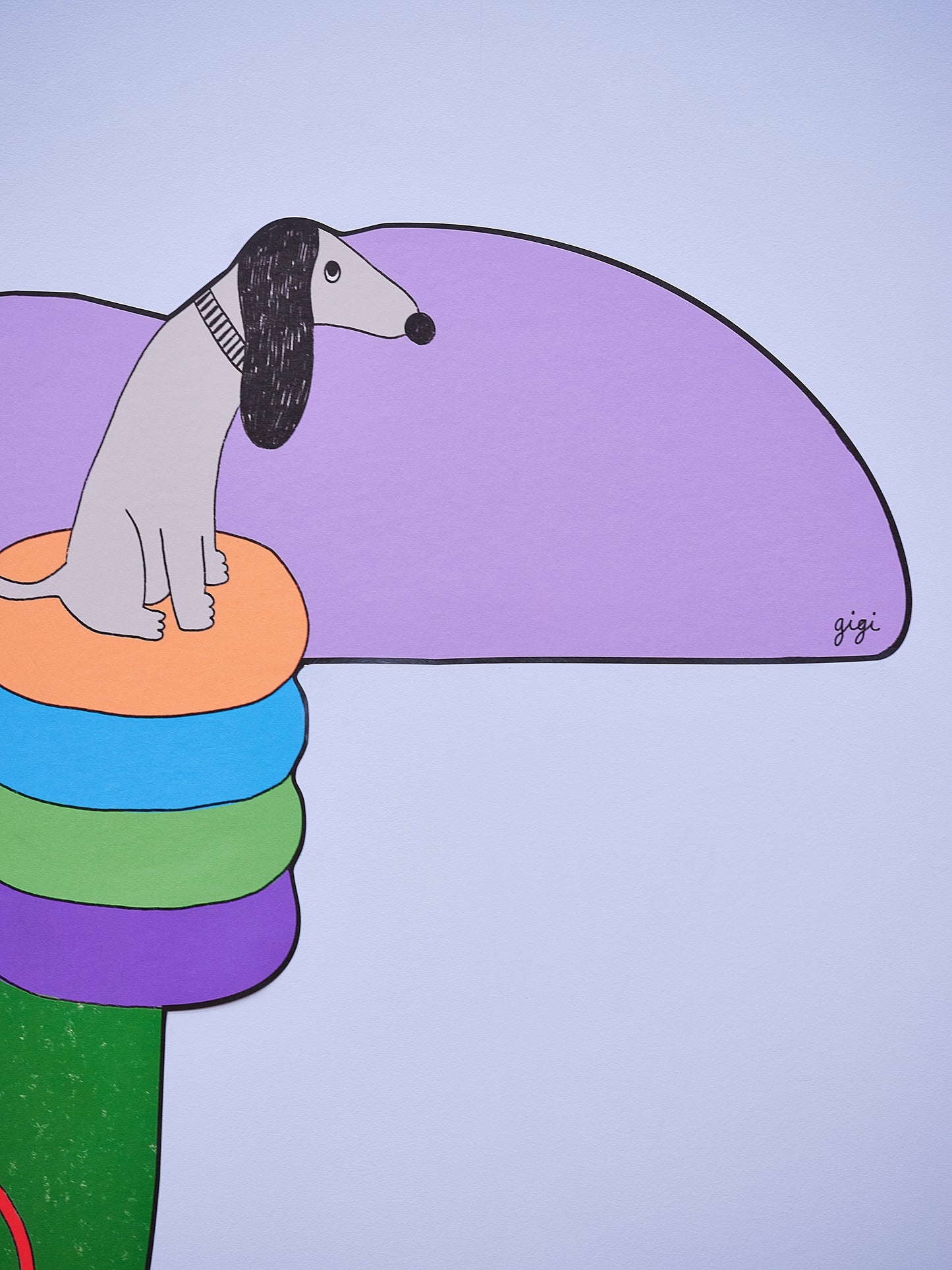 "Dog park" by Gisèle and Rose