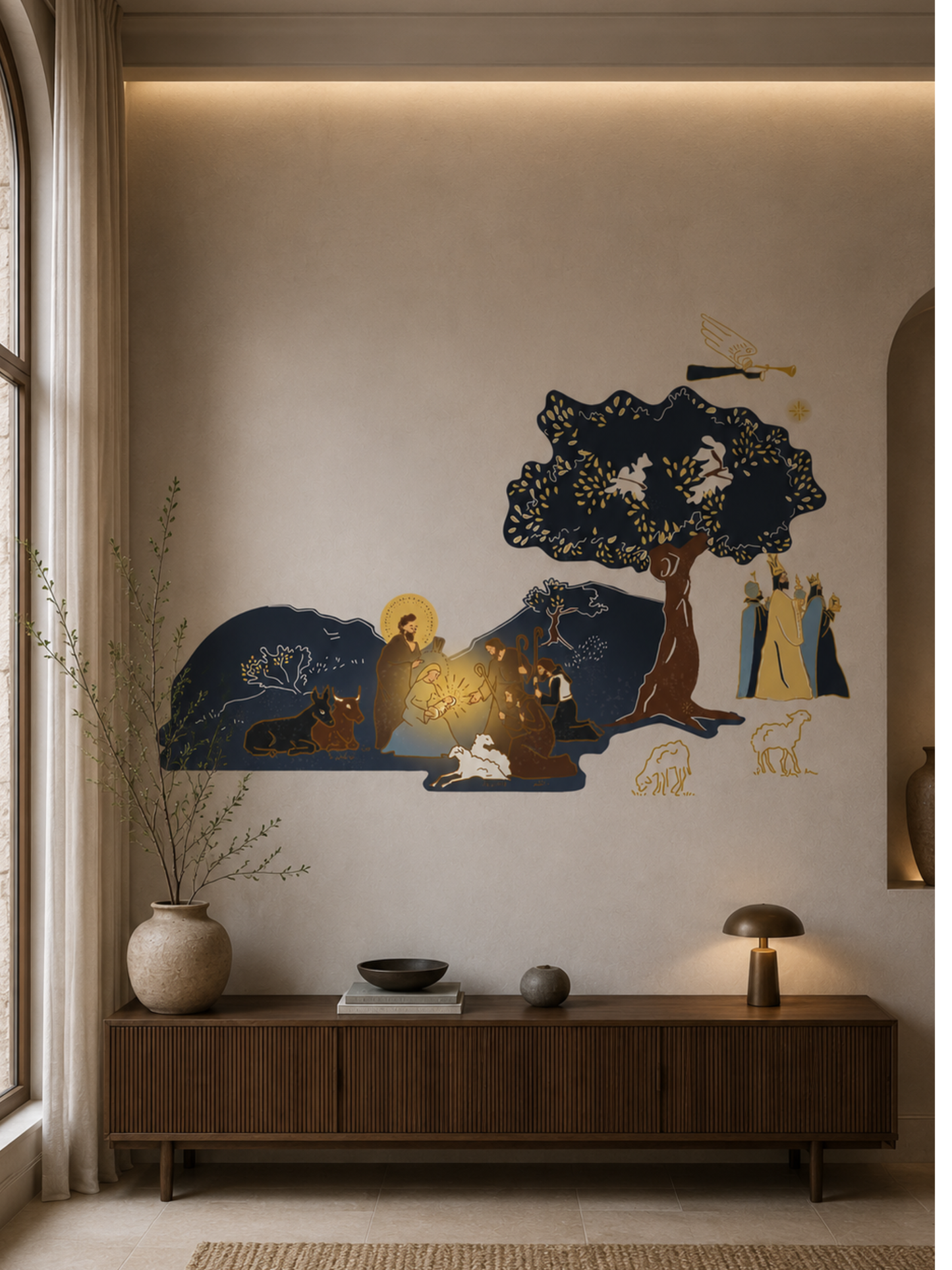 "Nativity" by Atelier Félicita - polychrome version