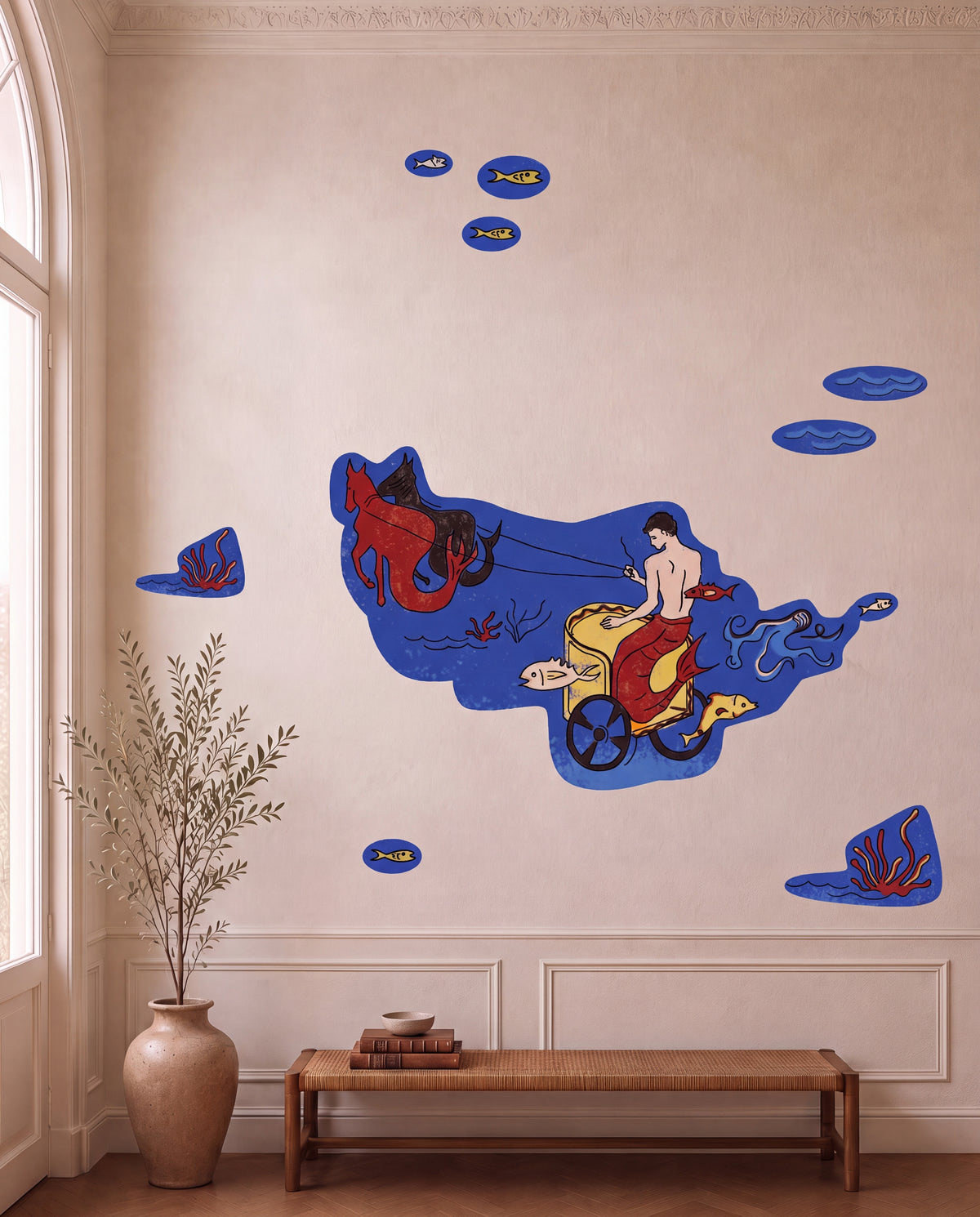 "Neptune " par Atelier Félicita - version polychrome