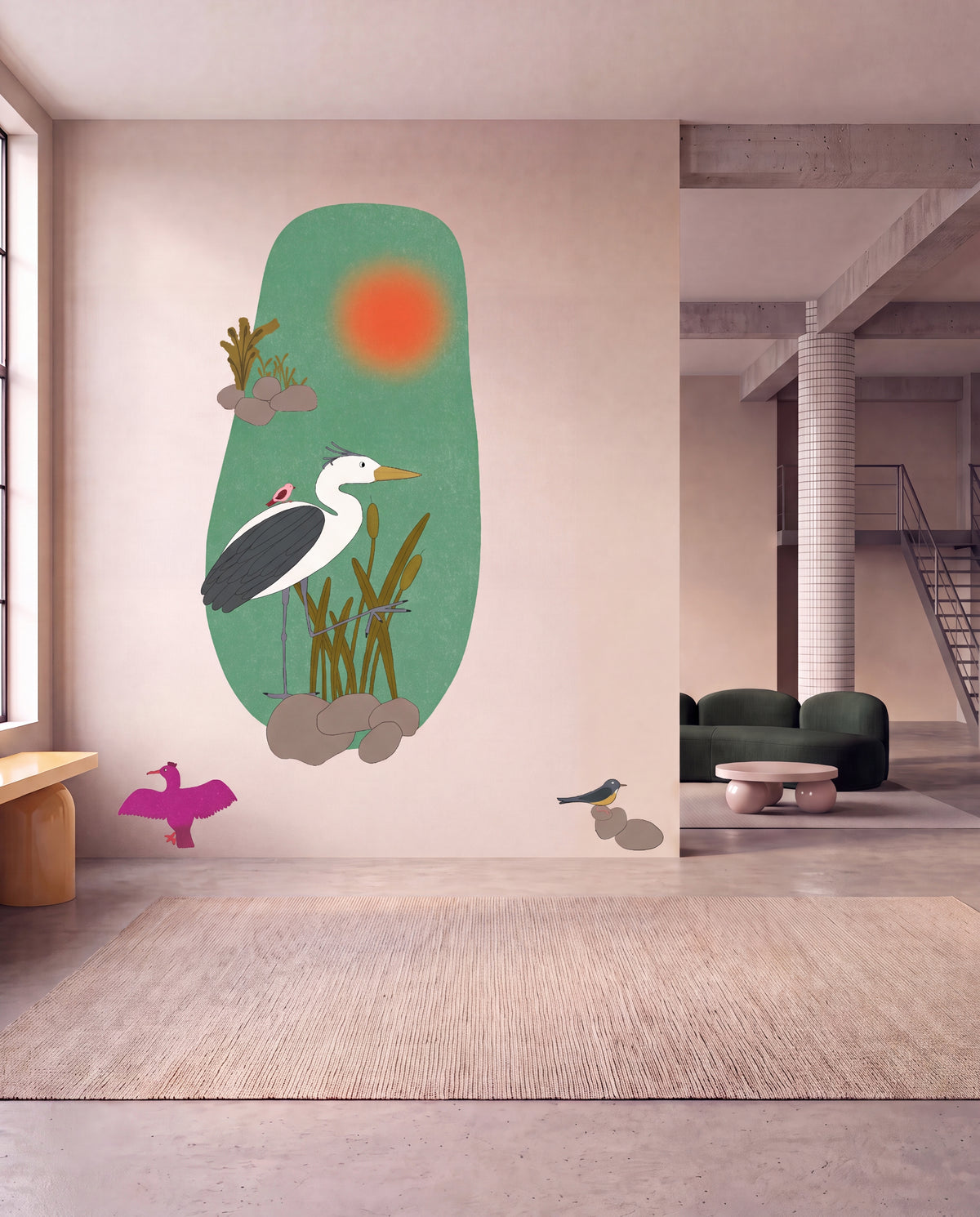 "Oiseaux marins'' par Gisèle et Rose
